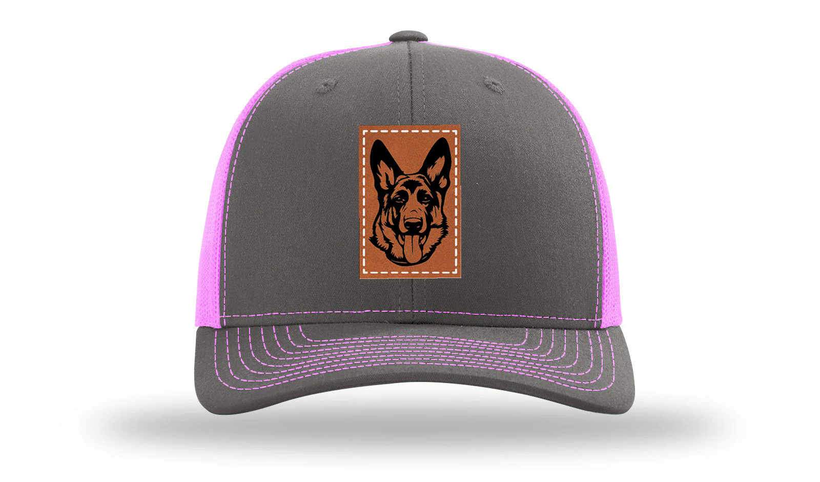 German Sheppard Leather Patch Richardson 112 Hat - Image 15