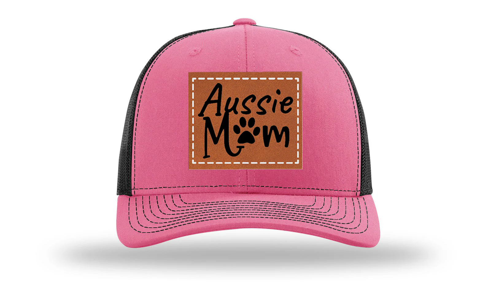 Aussie Mom Leather Patch Richardson 112 Hat - Image 21