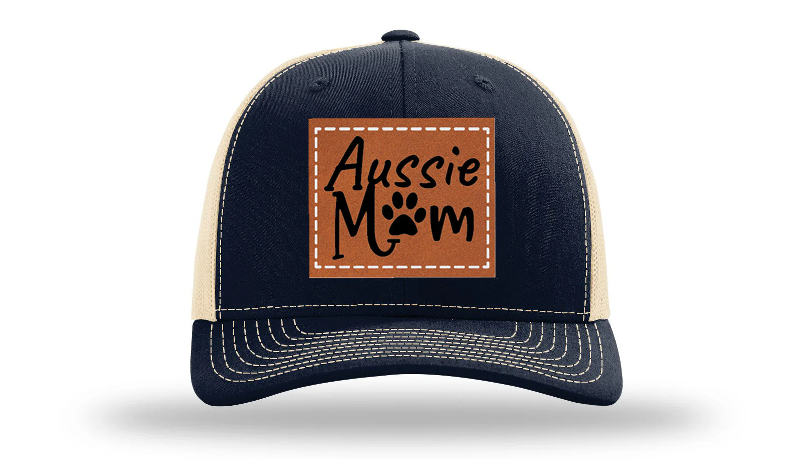 Aussie Mom Leather Patch Richardson 112 Hat - Image 27