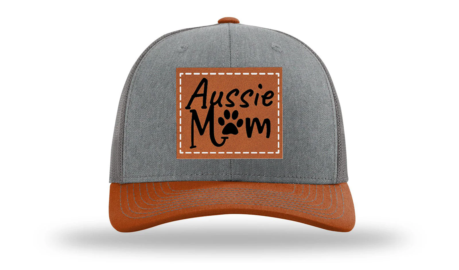 Aussie Mom Leather Patch Richardson 112 Hat - Image 35