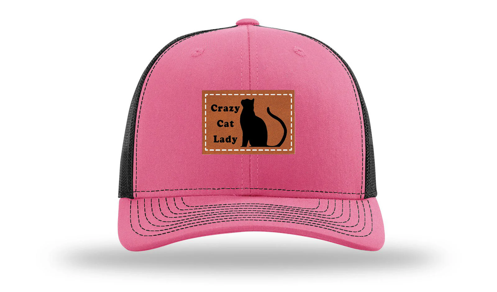 Crazy Cat Lady Leather Patch Richardson 112 Hat - Image 21