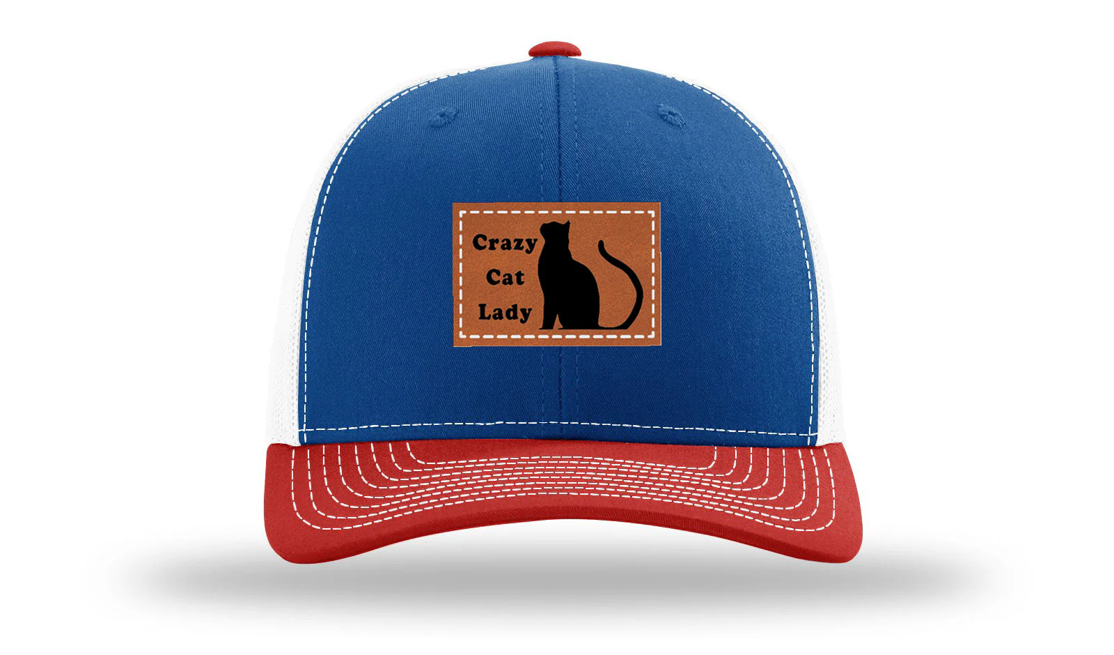 Crazy Cat Lady Leather Patch Richardson 112 Hat - Image 38
