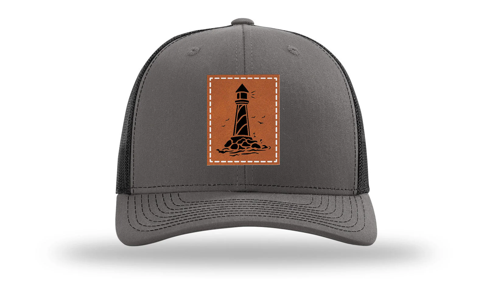 Lighthouse Leather Patch Richardson 112 Hat - Image 11