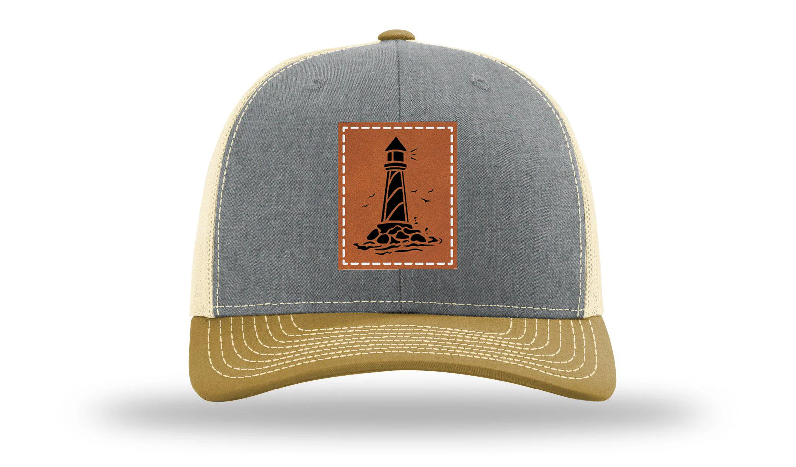 Lighthouse Leather Patch Richardson 112 Hat - Image 37