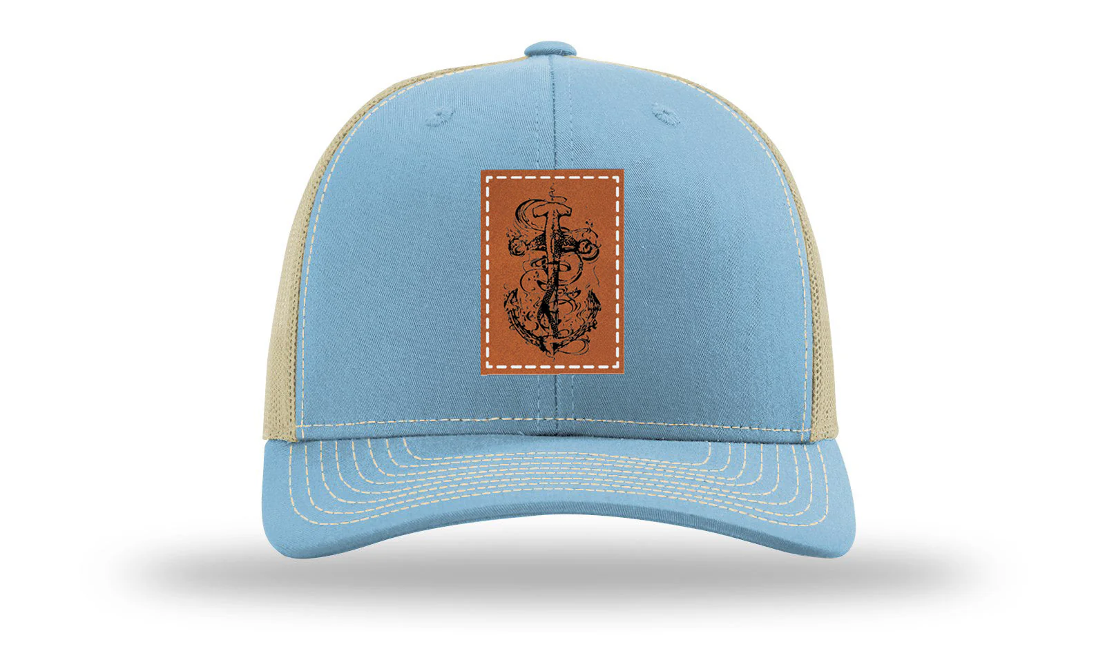 Hammerhead Anchor Leather Patch Richardson 112 Hat - Image 18