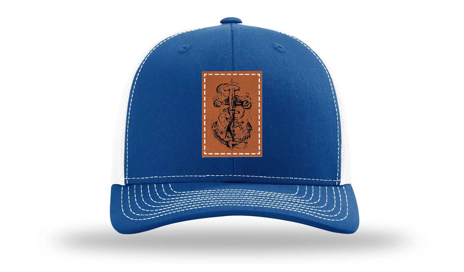 Hammerhead Anchor Leather Patch Richardson 112 Hat - Image 32