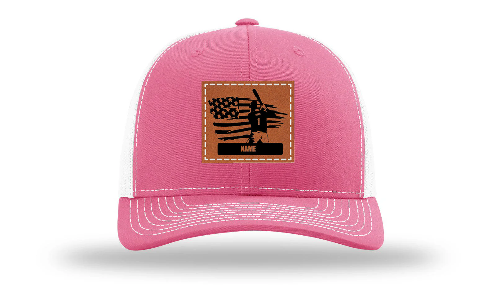 Baseball Player 2 Leather Patch Richardson 112 Hat - Image 23