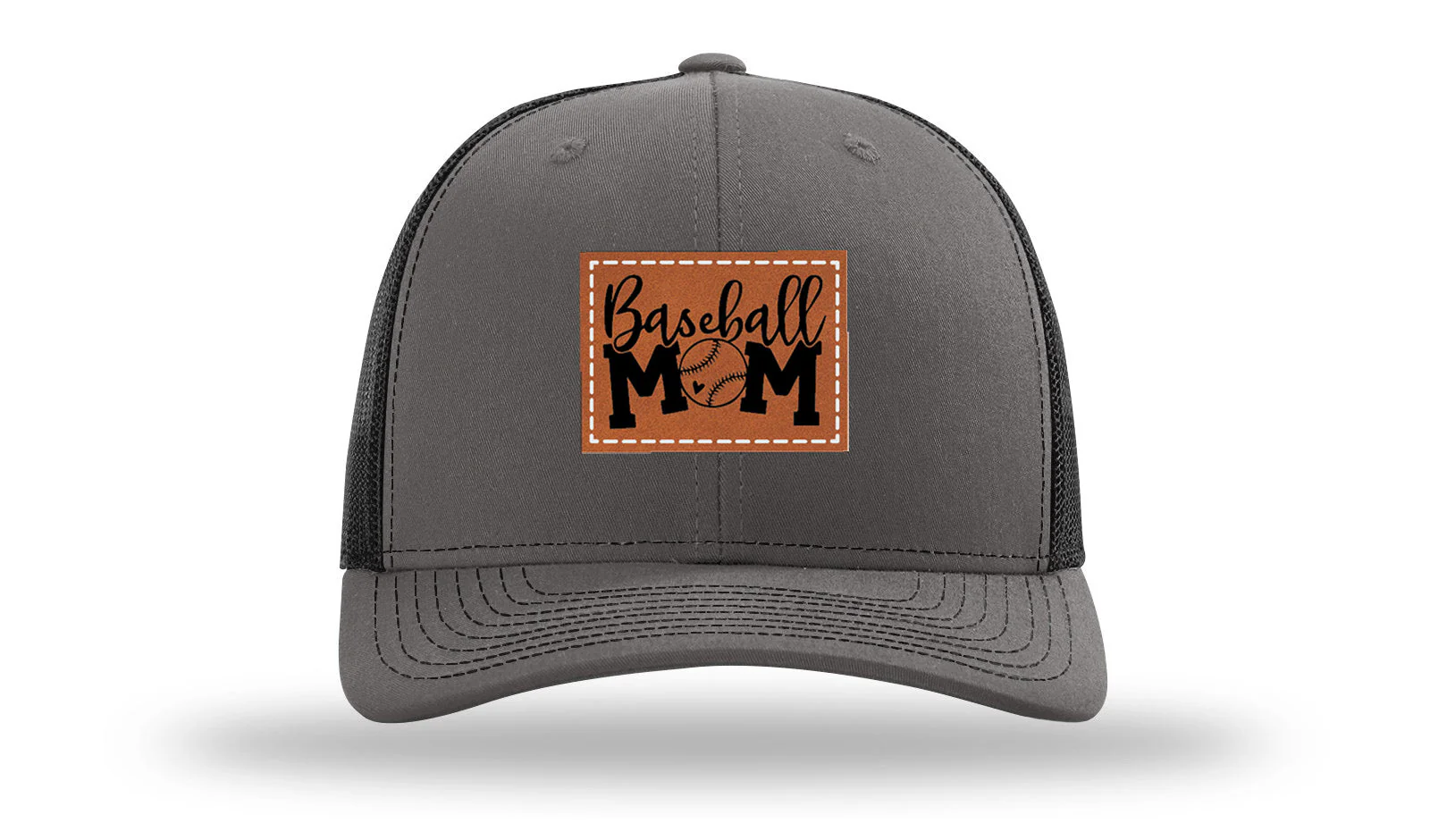 Baseball Mom Leather Patch Richardson 112 Hat - Image 11