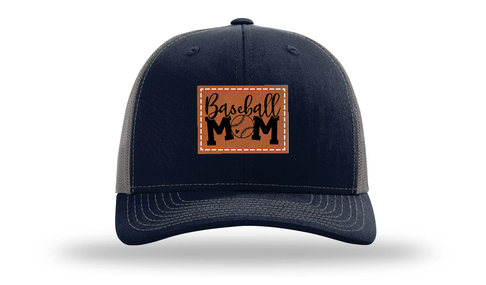 Baseball Mom Leather Patch Richardson 112 Hat - Image 27