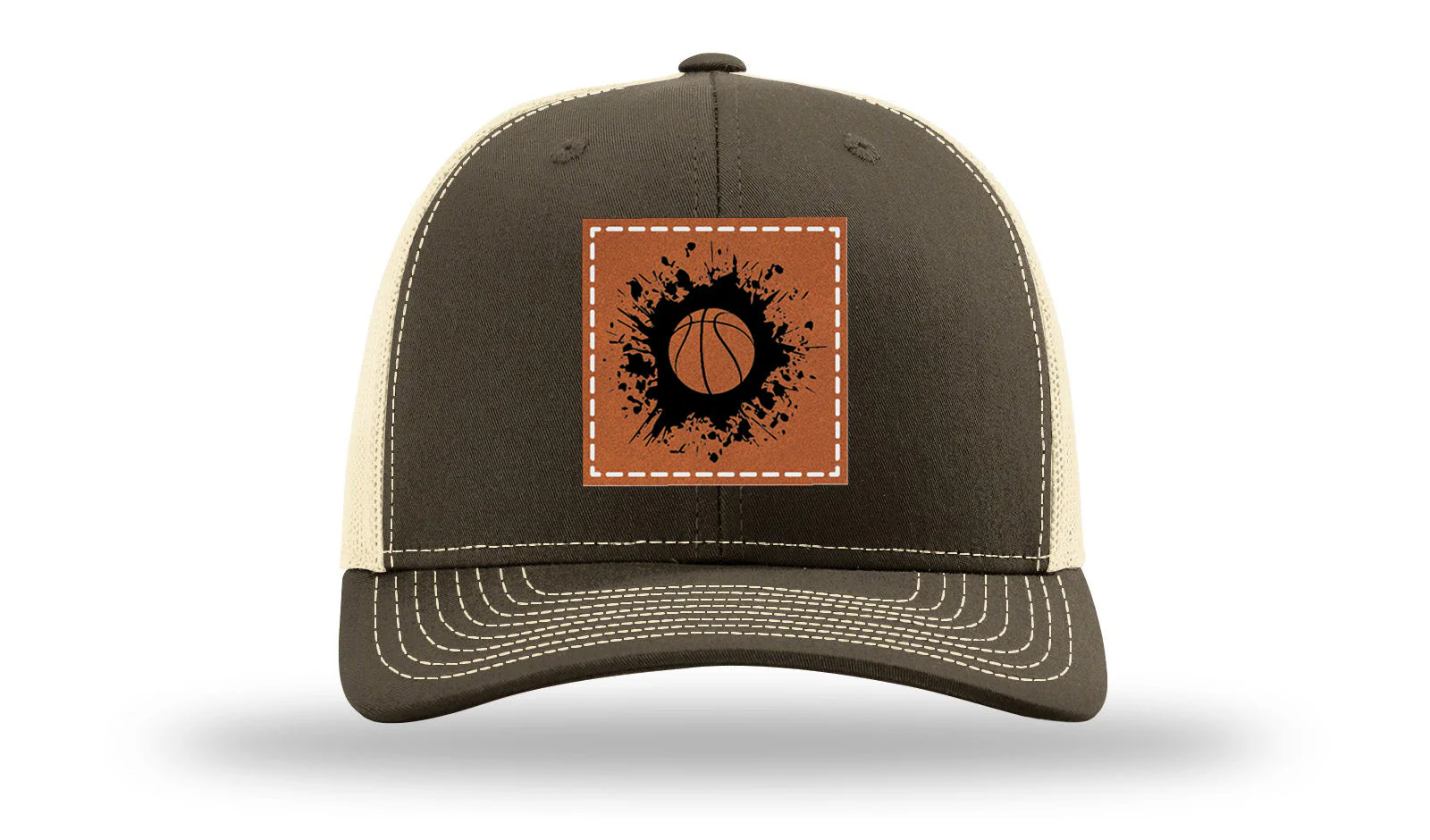 Basketball Leather Patch Richardson 112 Hat - Image 17