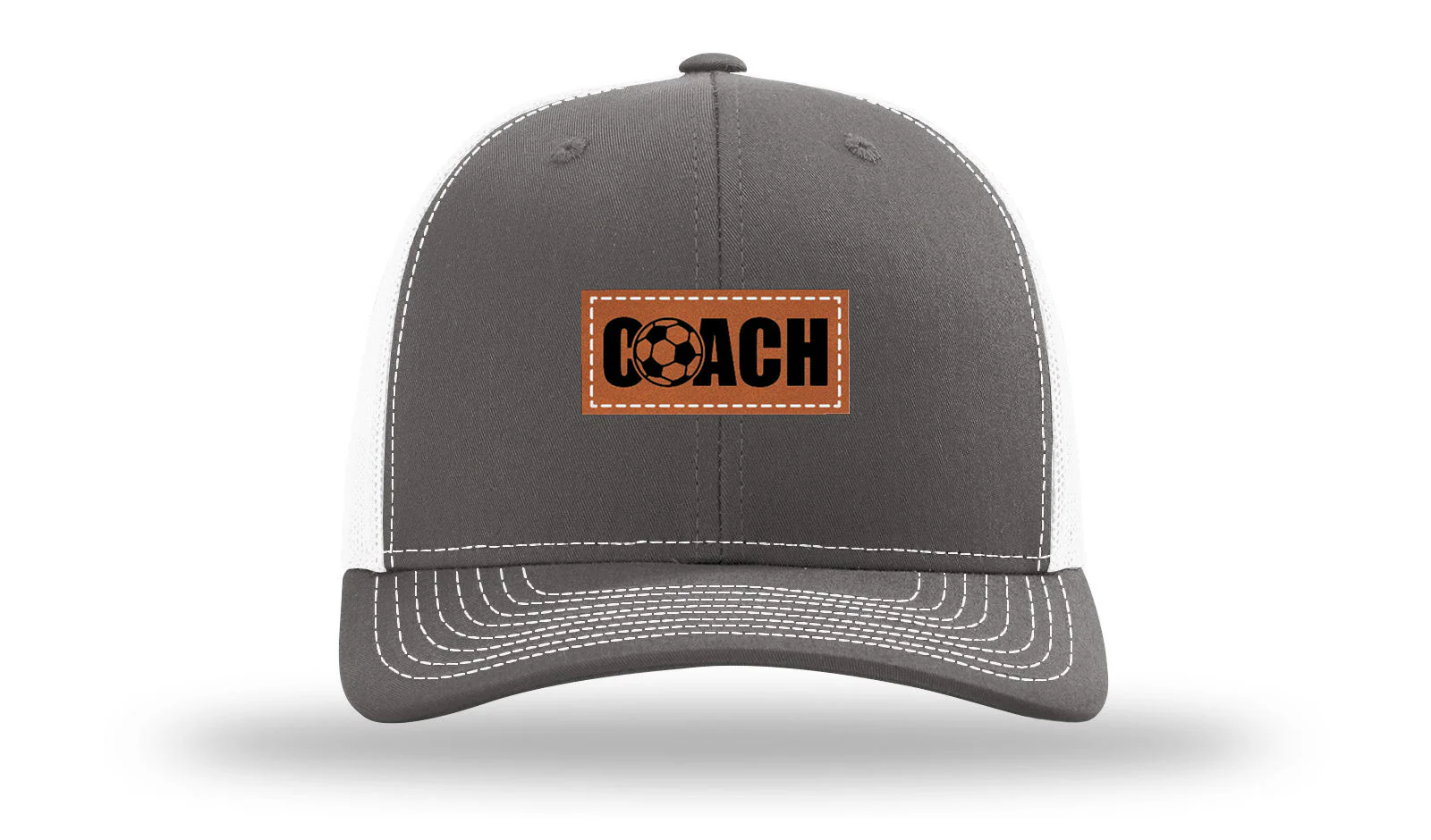 Soccer Coach Leather Patch Richardson 112 Hat - Image 16