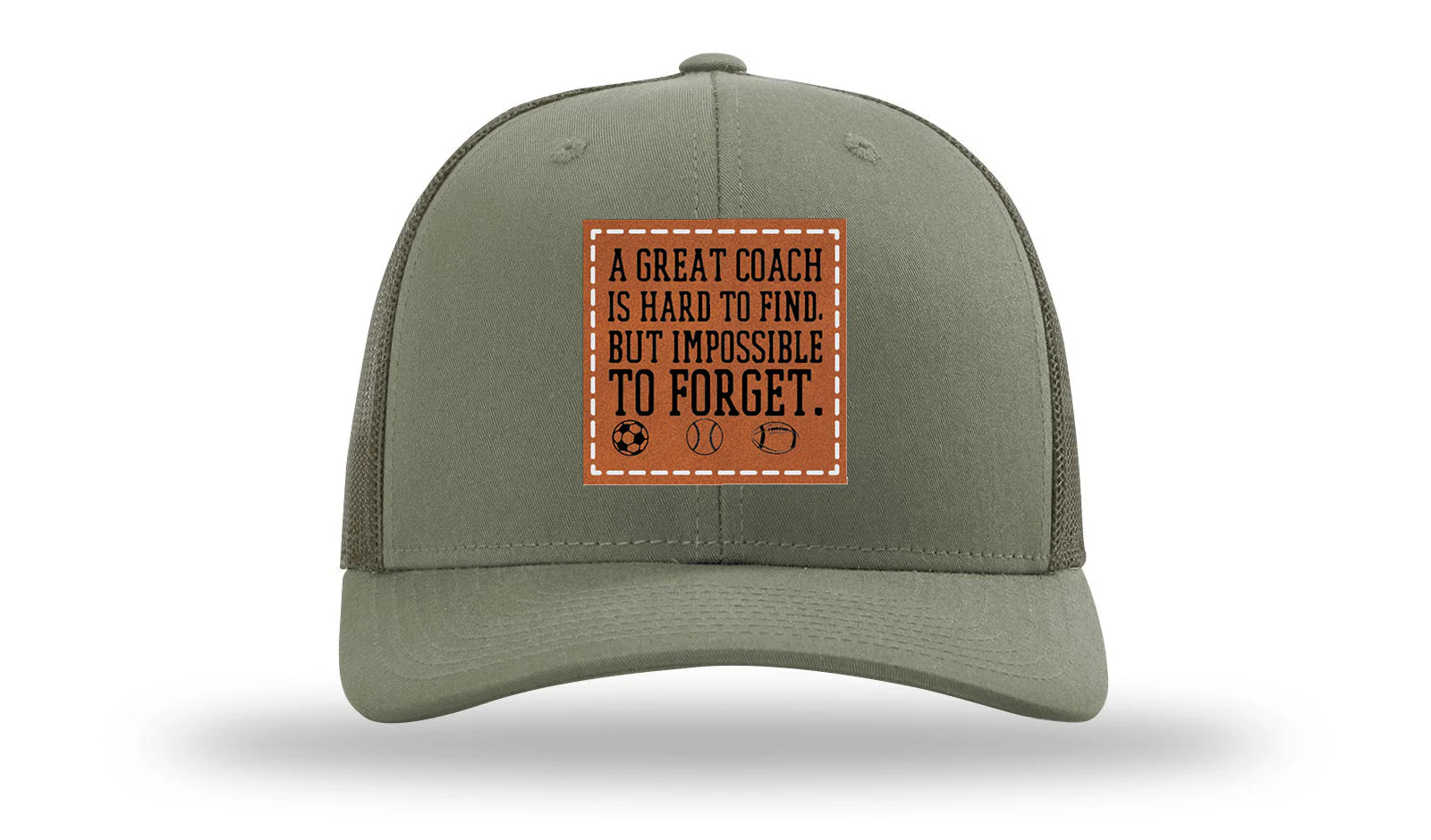 Great Coach Leather Patch Richardson 112 Hat - Image 3