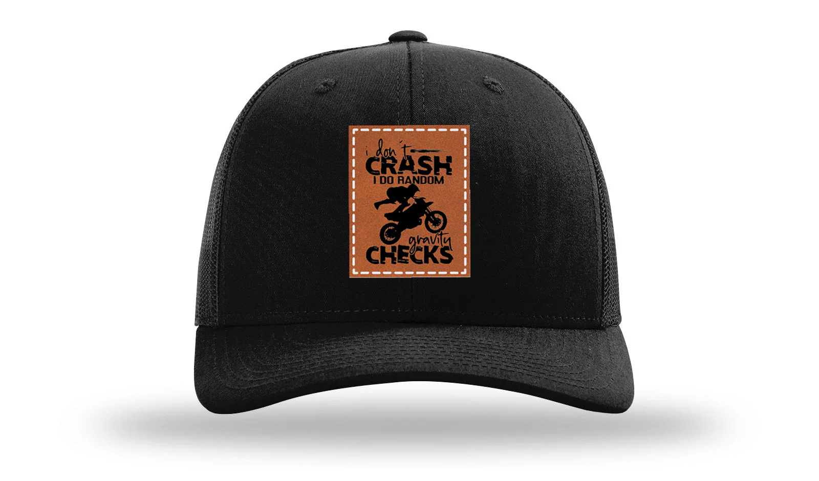 Gravity Check Leather Patch Richardson 112 Hat