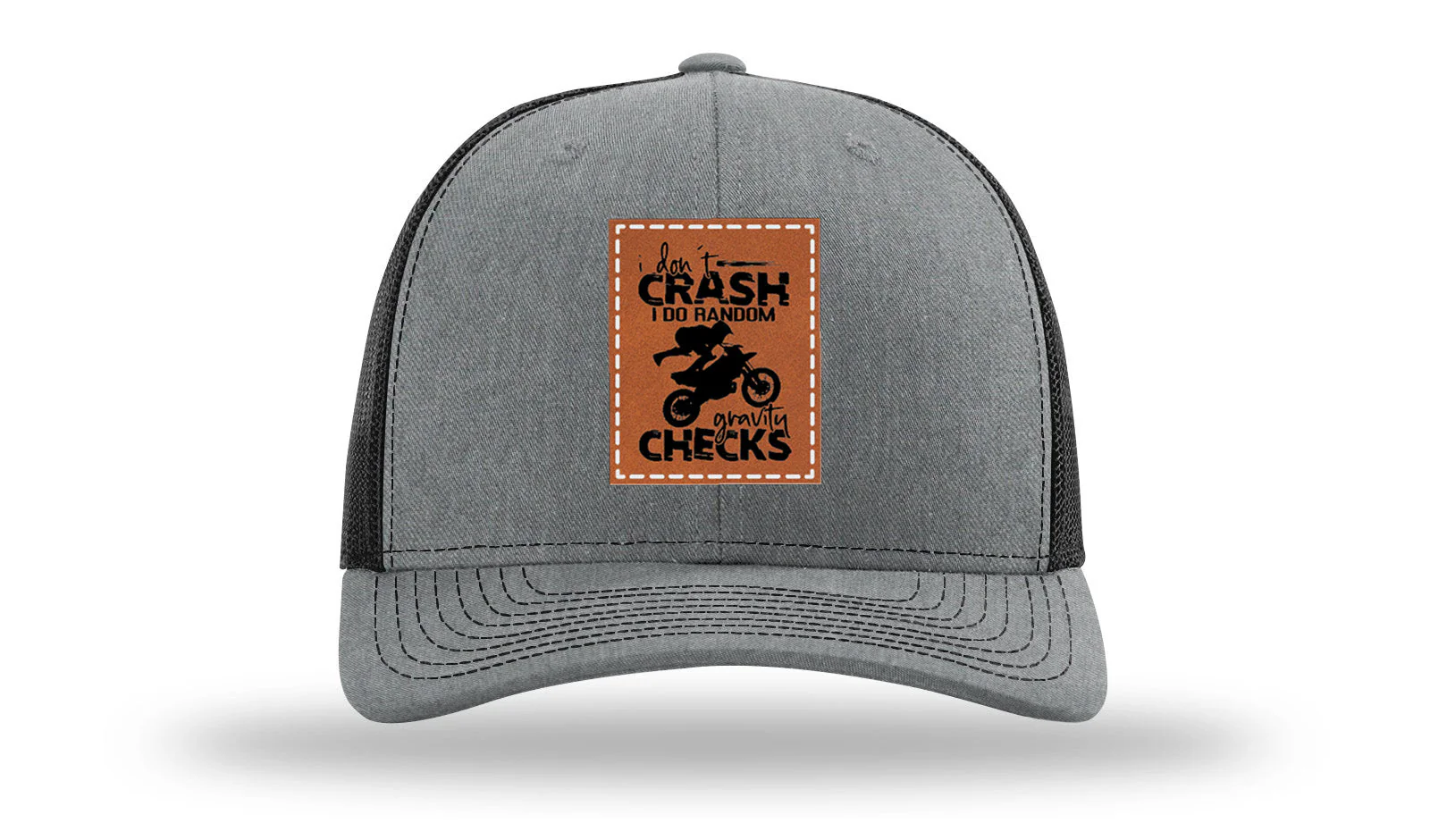 Gravity Check Leather Patch Richardson 112 Hat - Image 20