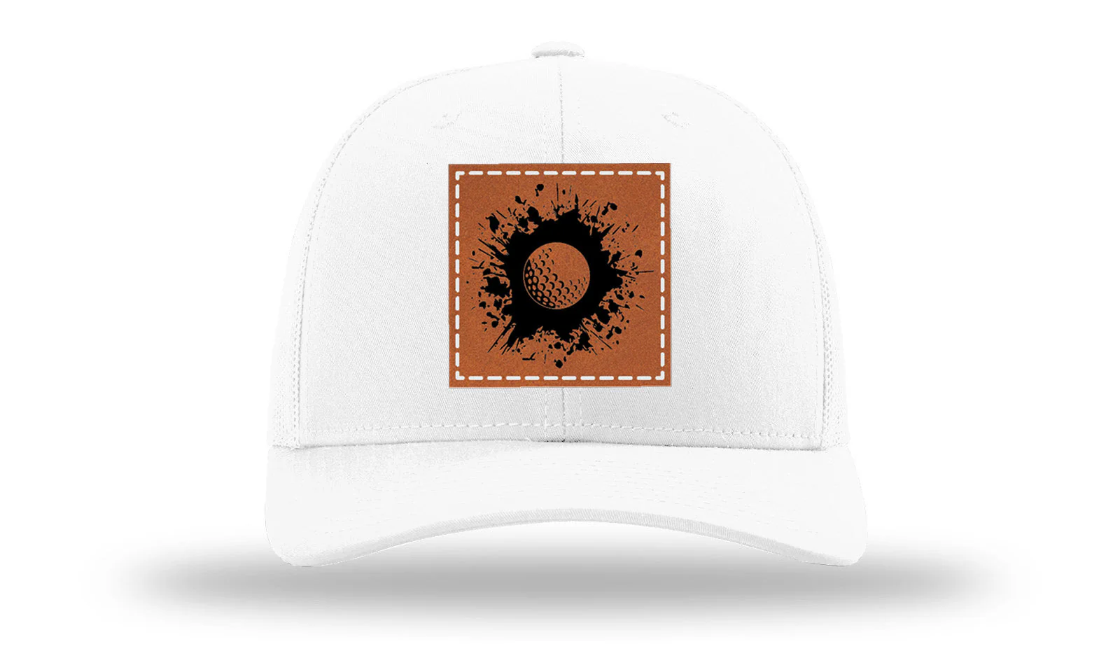 Golf Leather Patch Richardson 112 Hat - Image 5
