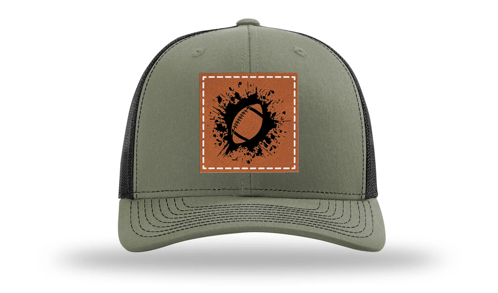 Football Leather Patch Richardson 112 Hat - Image 25