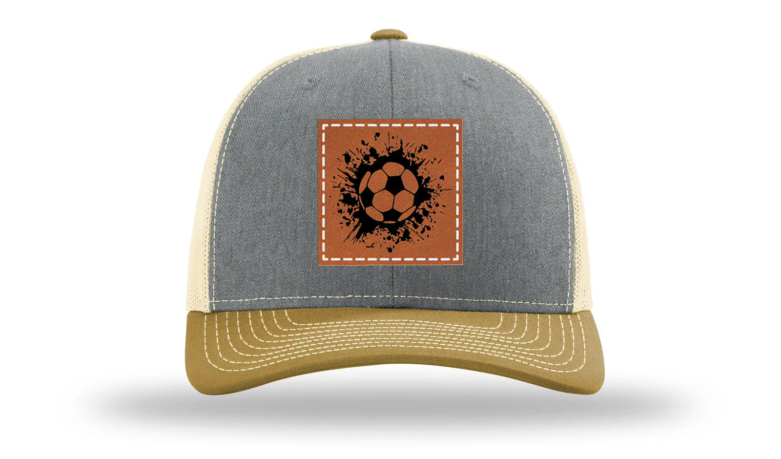 Soccer Leather Patch Richardson 112 Hat - Image 37