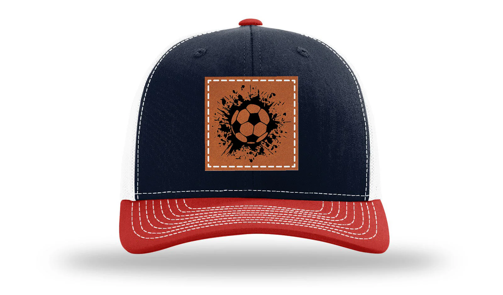 Soccer Leather Patch Richardson 112 Hat - Image 40