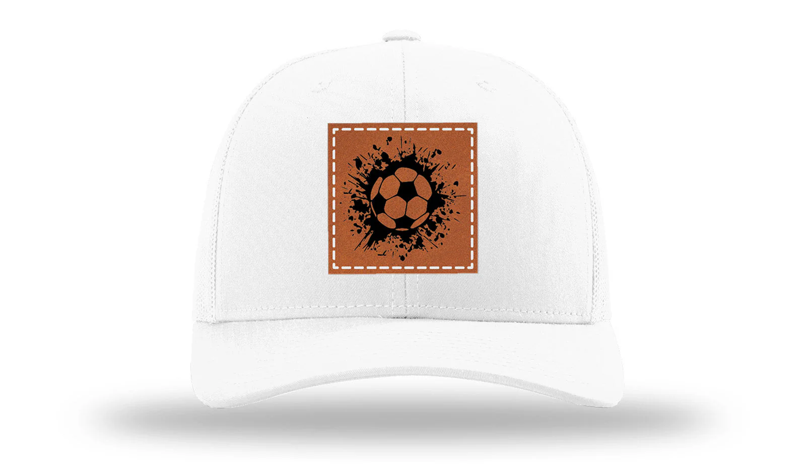 Soccer Leather Patch Richardson 112 Hat - Image 5