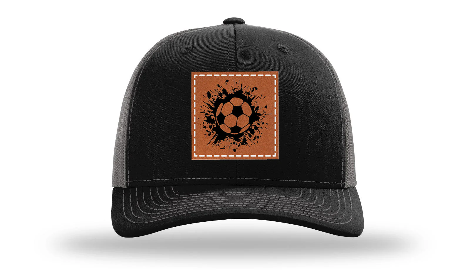 Soccer Leather Patch Richardson 112 Hat - Image 6