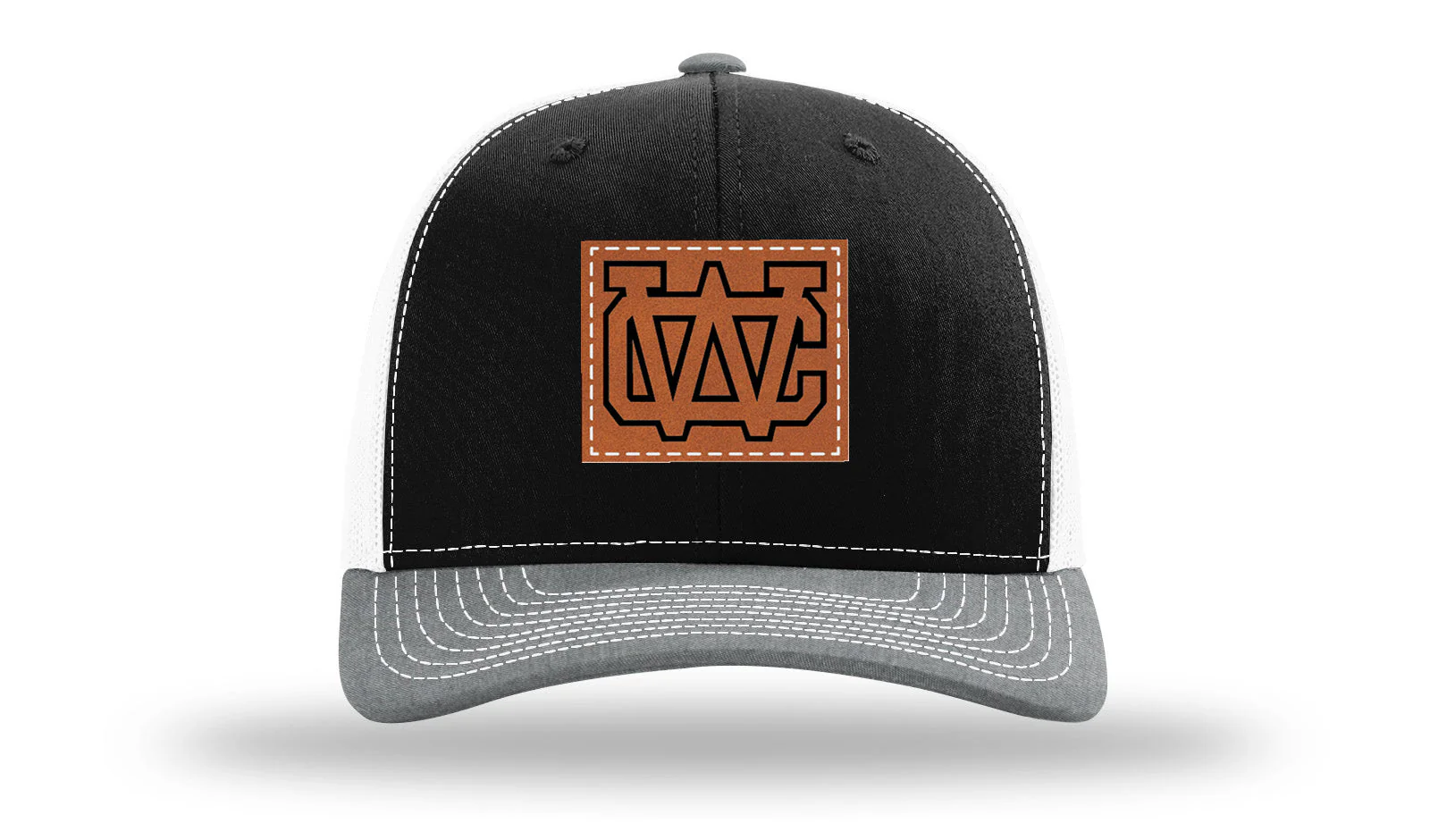 Warren County High School Tennessee Leather Patch Richardson 112 Hat - Image 33