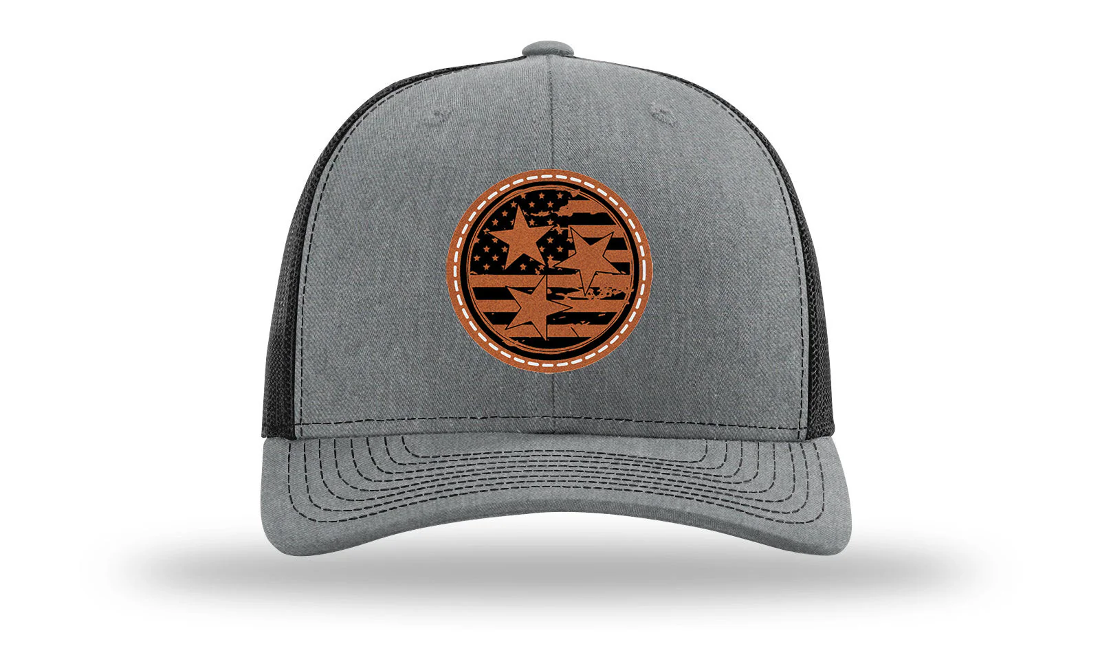 TN Tristar Flag Leather Patch Richardson 112 Hat - Image 20