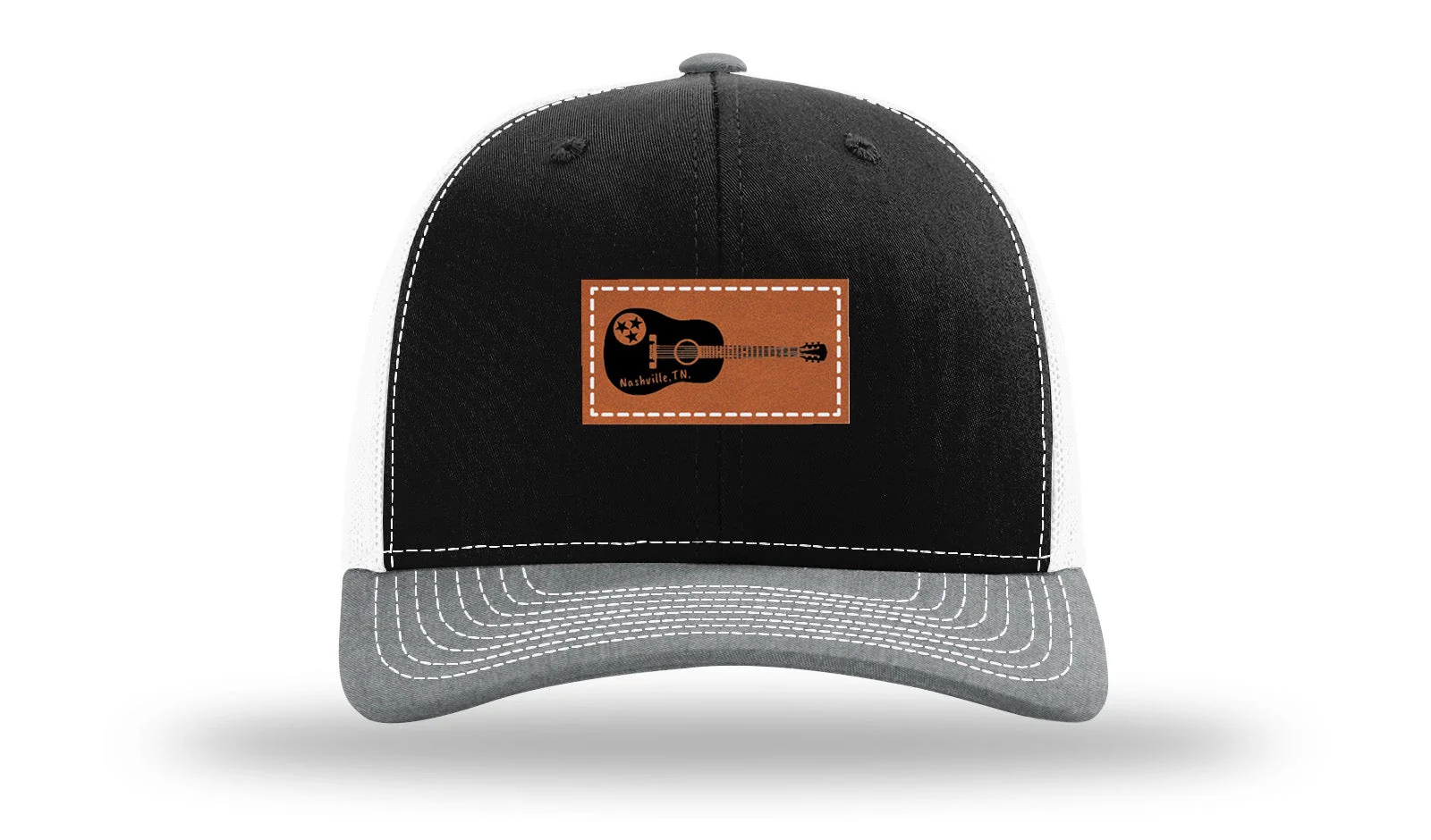 TN Guitar Leather Patch Richardson 112 Hat - Image 33