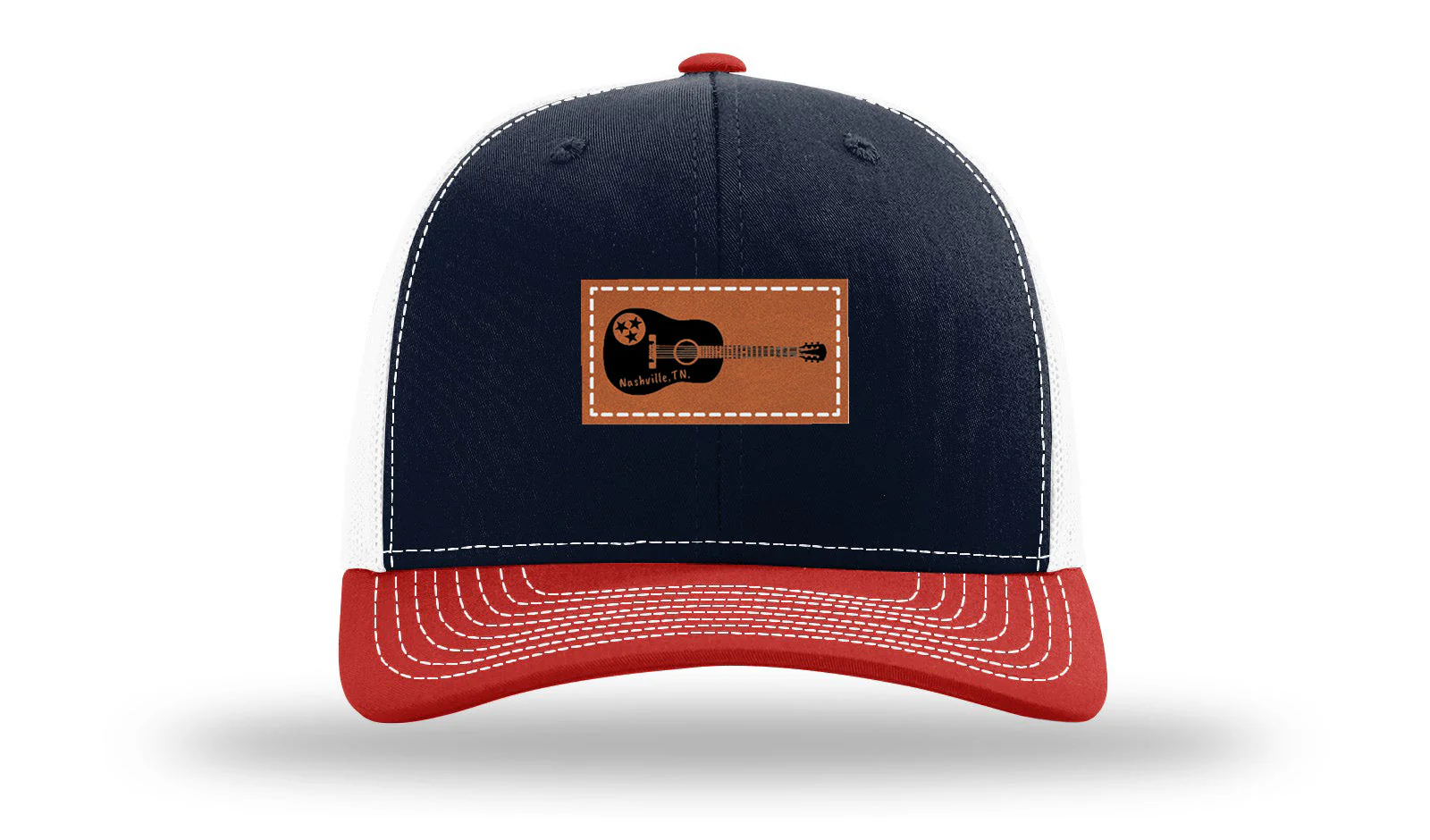 TN Guitar Leather Patch Richardson 112 Hat - Image 40