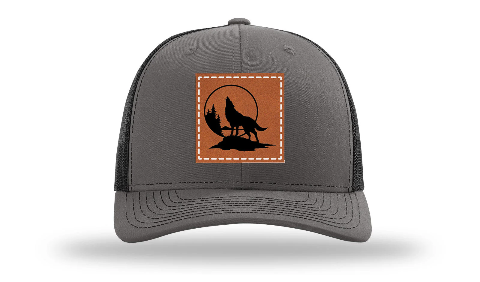 Wolf Leather Patch Richardson 112 Hat - Image 11