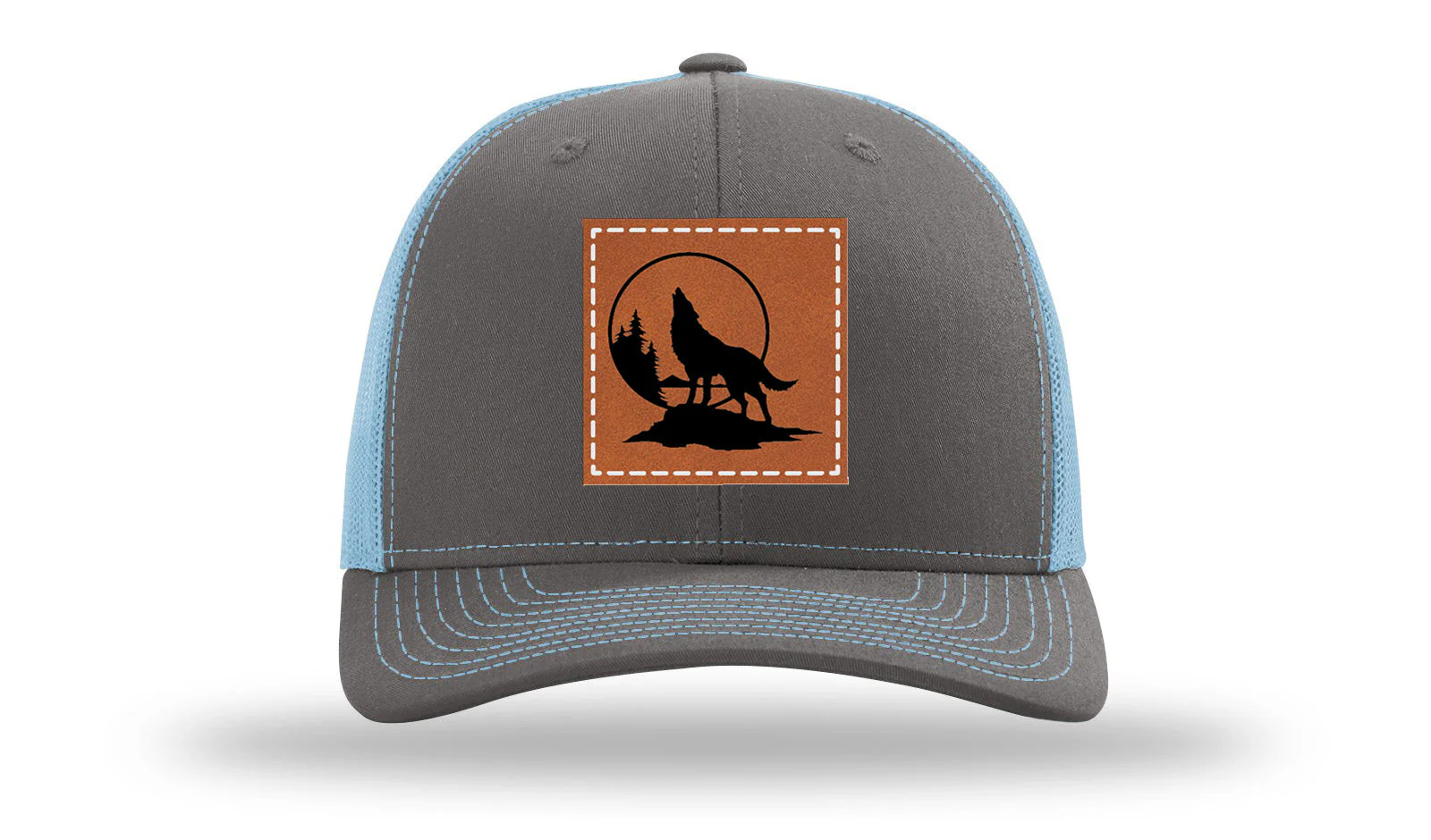 Wolf Leather Patch Richardson 112 Hat - Image 19