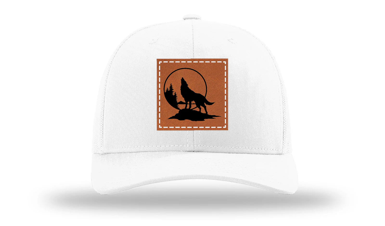 Wolf Leather Patch Richardson 112 Hat - Image 5