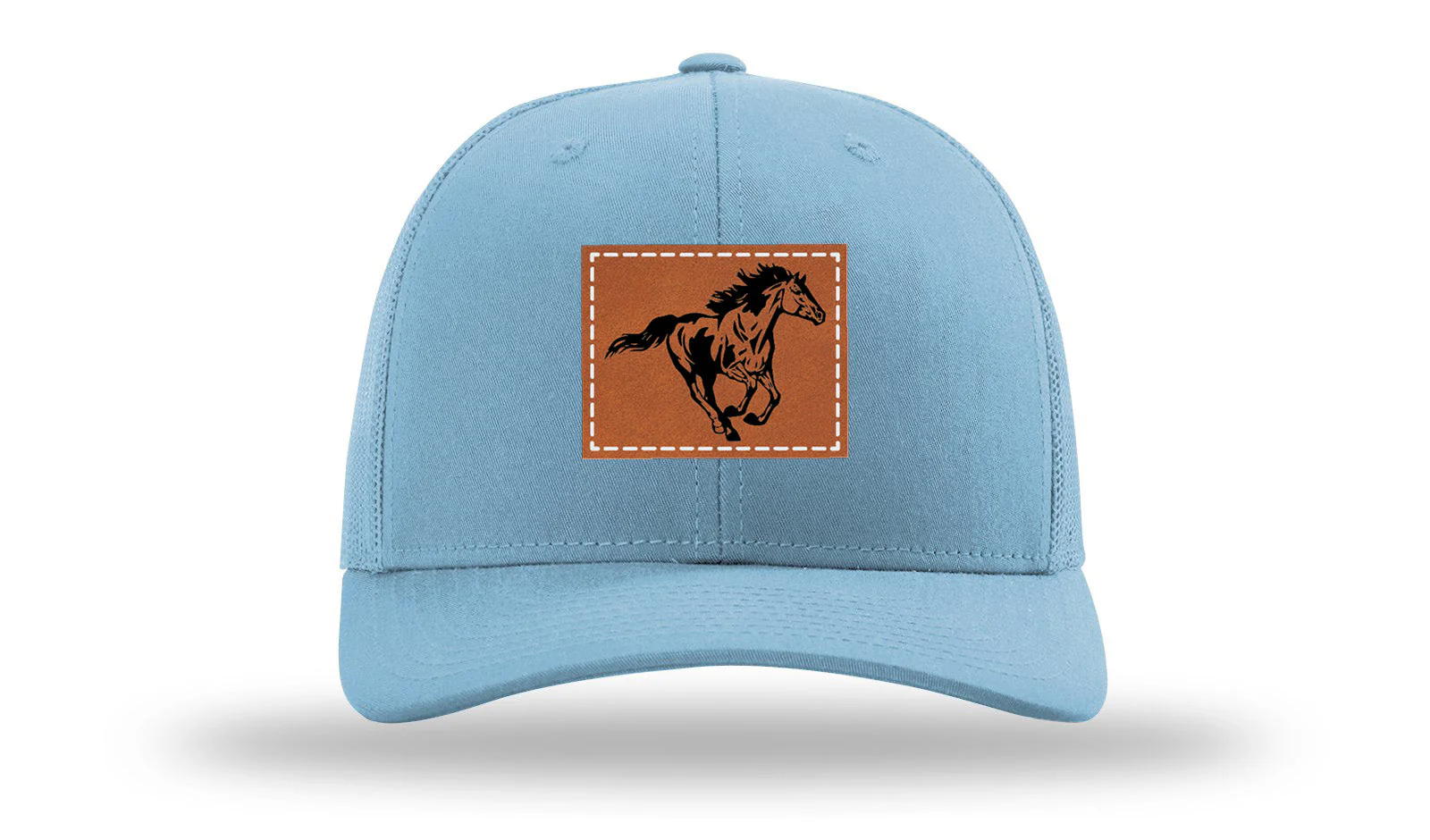 Horse 3 Leather Patch Richardson 112 Hat - Image 2
