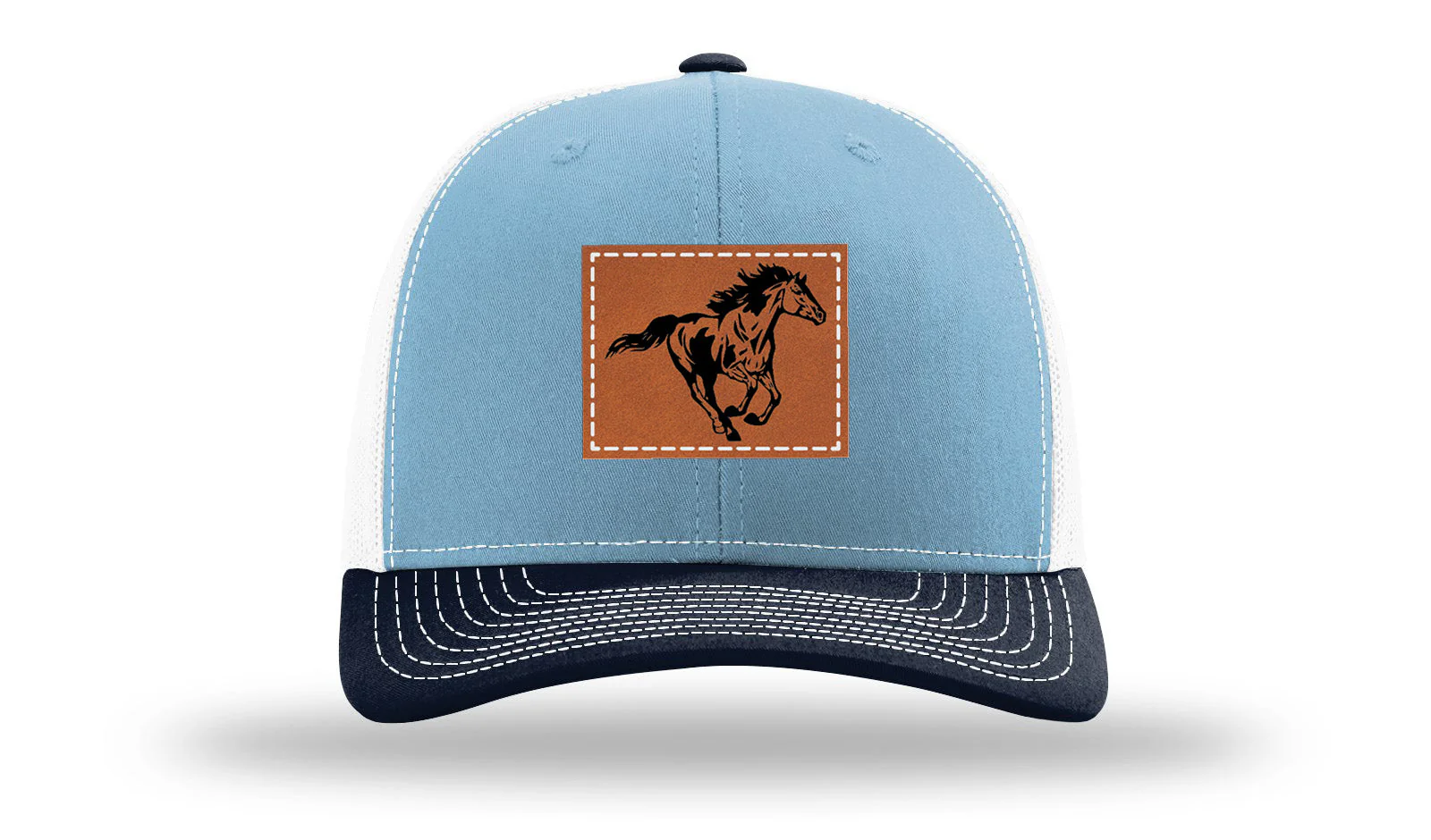 Horse 3 Leather Patch Richardson 112 Hat - Image 34