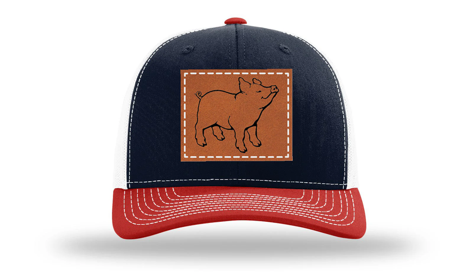 Pig Leather Patch Richardson 112 Hat - Image 40