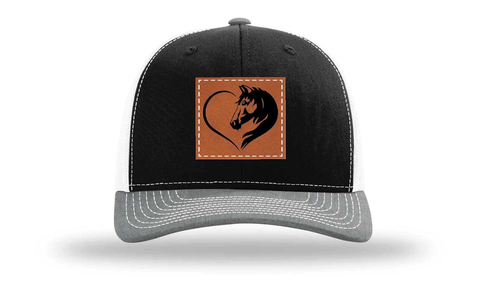 Horse Love Leather Patch Richardson 112 Hat - Image 33