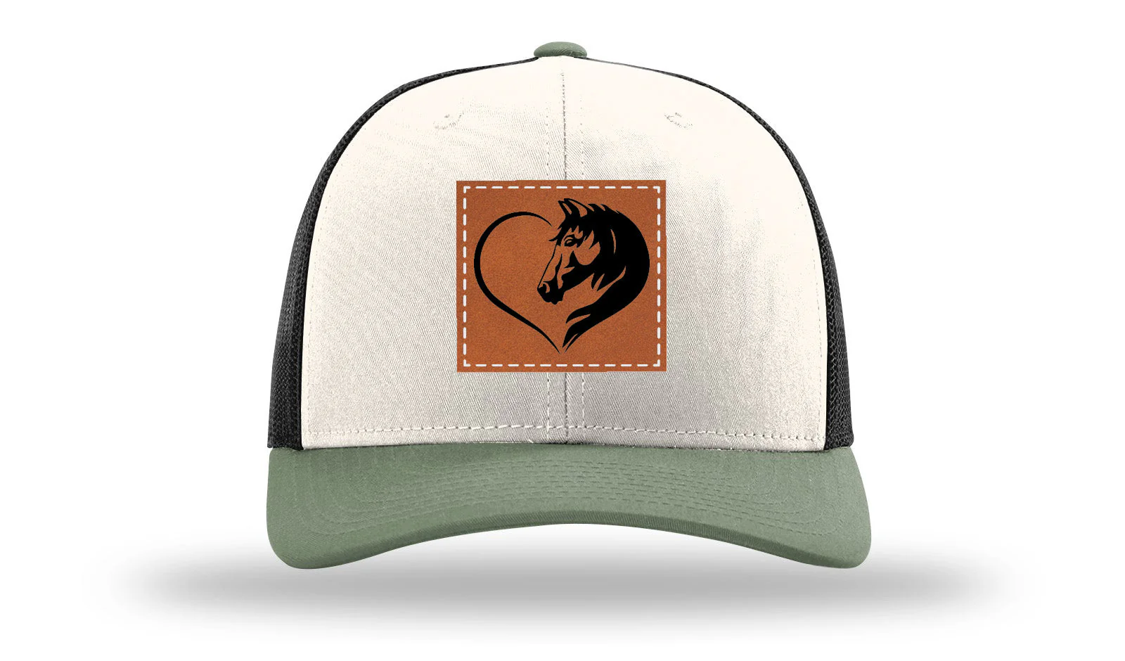 Horse Love Leather Patch Richardson 112 Hat - Image 35