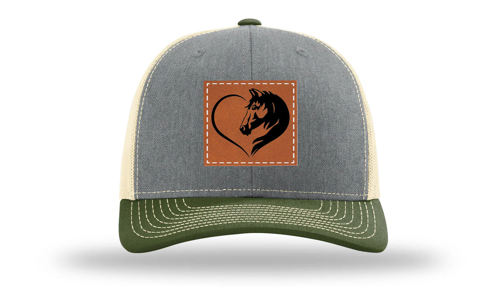 Horse Love Leather Patch Richardson 112 Hat - Image 38