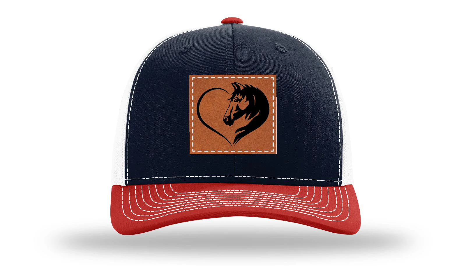 Horse Love Leather Patch Richardson 112 Hat - Image 40