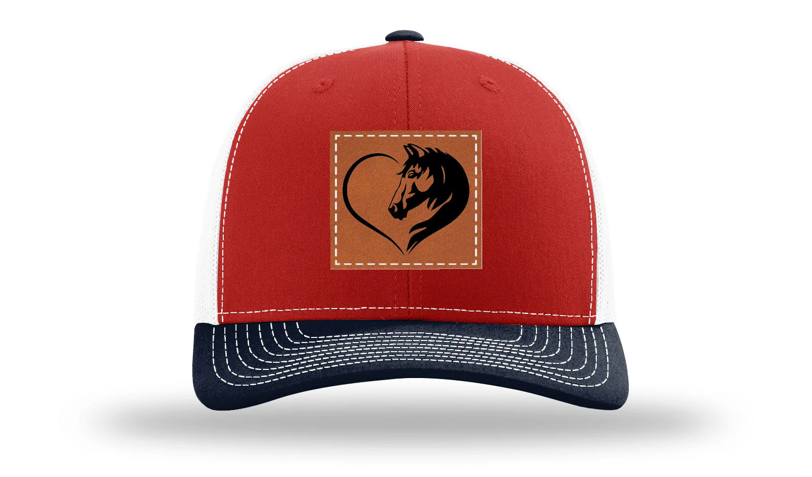 Horse Love Leather Patch Richardson 112 Hat - Image 41