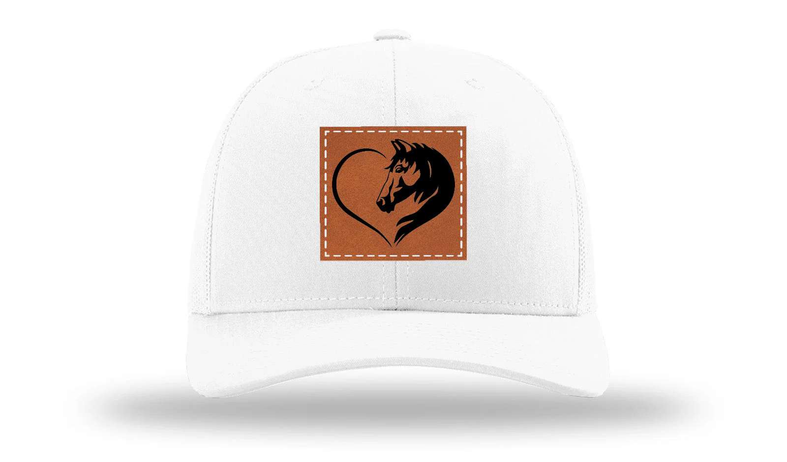 Horse Love Leather Patch Richardson 112 Hat - Image 5