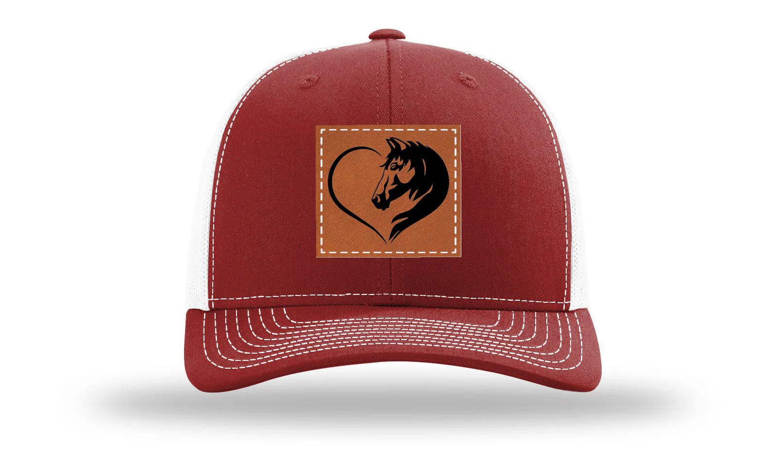 Horse Love Leather Patch Richardson 112 Hat - Image 9
