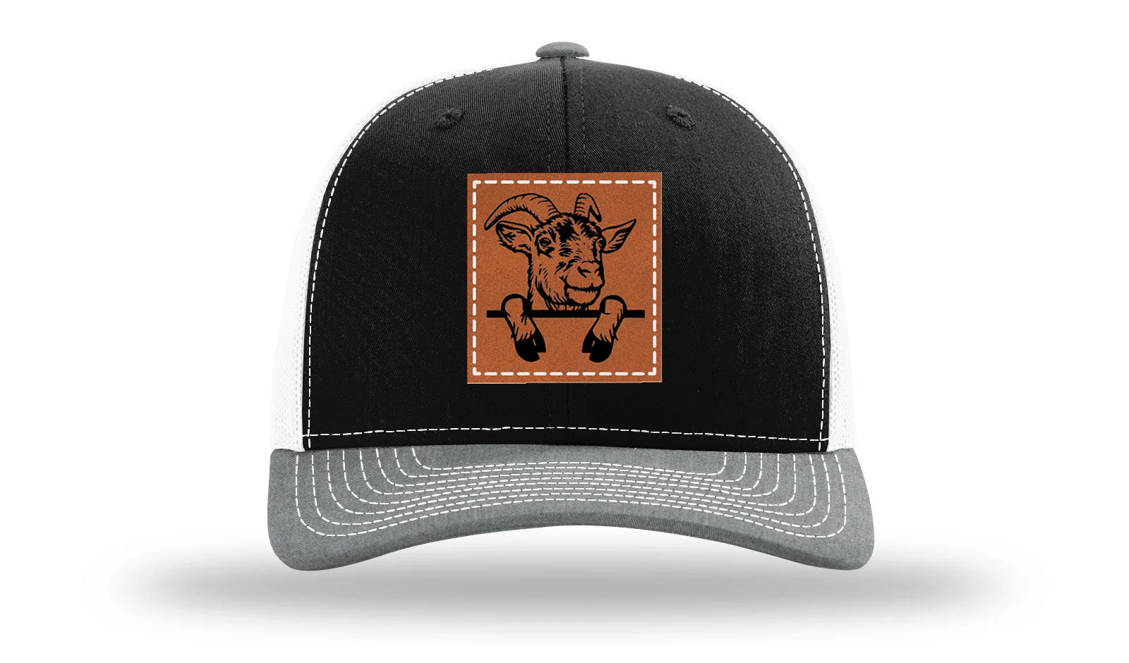 Goat Leather Patch Richardson 112 Hat - Image 33