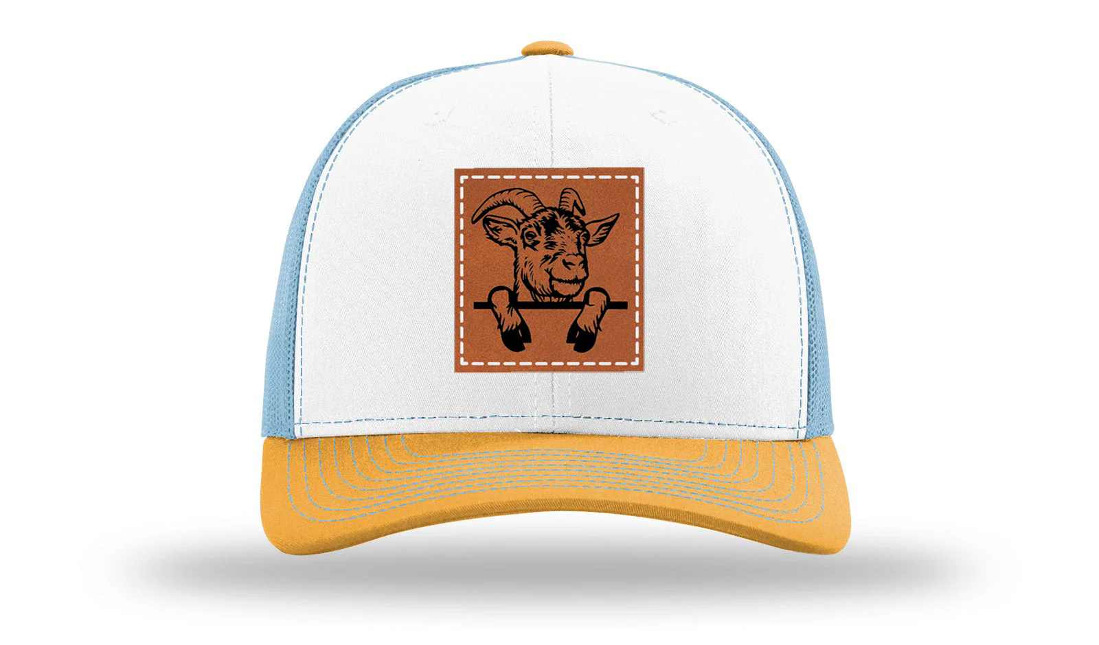 Goat Leather Patch Richardson 112 Hat - Image 43