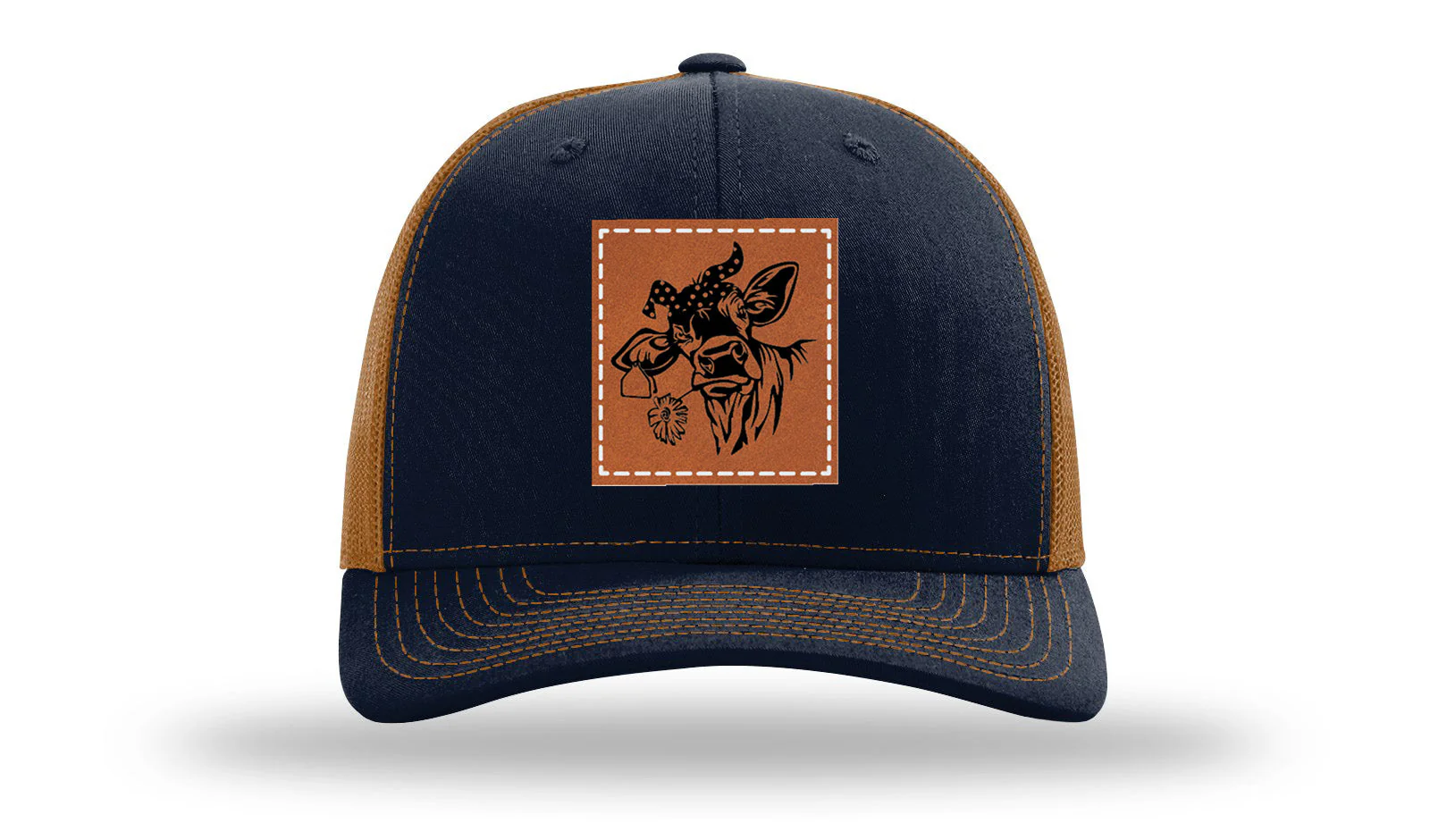 Sassy Cow with Bandana Leather Patch Richardson 112 Hat - Image 26