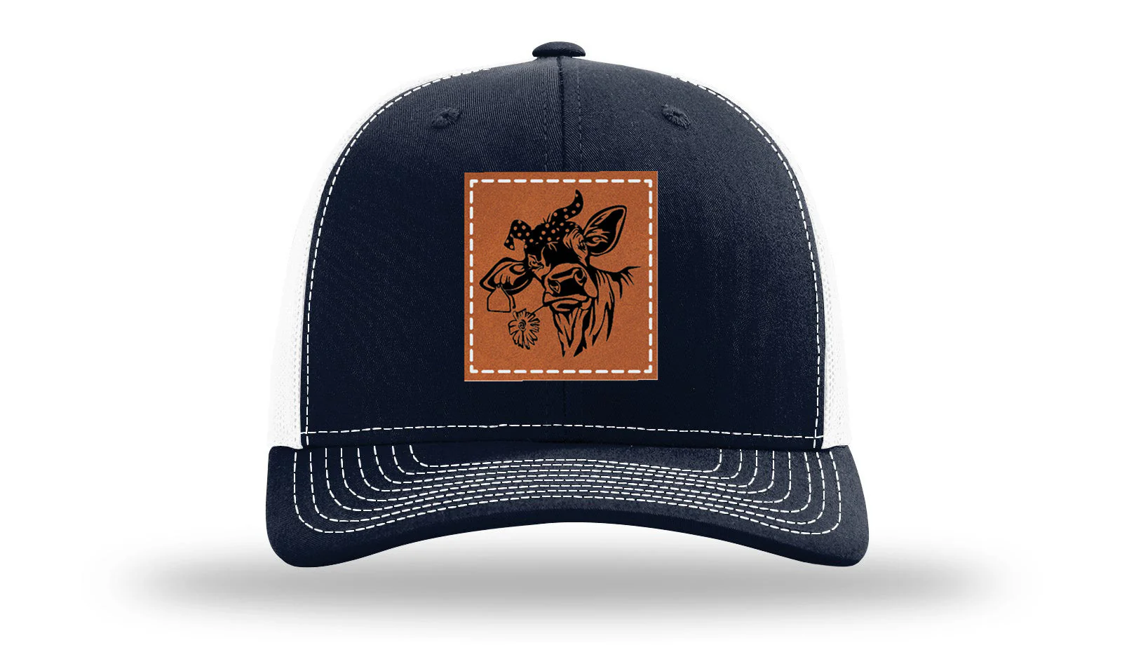 Sassy Cow with Bandana Leather Patch Richardson 112 Hat - Image 29