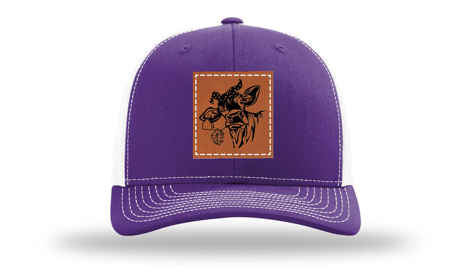 Sassy Cow with Bandana Leather Patch Richardson 112 Hat - Image 30