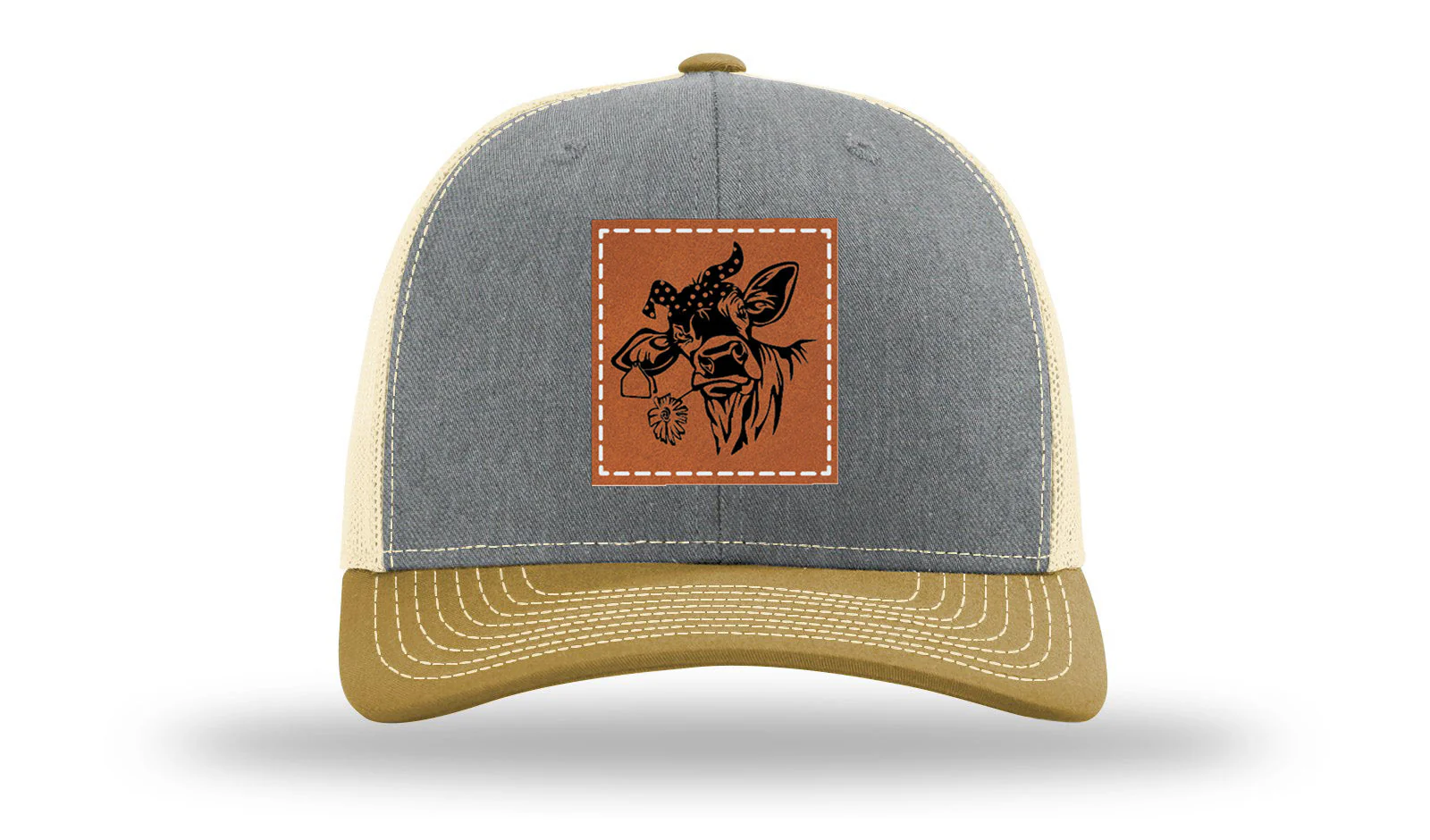 Sassy Cow with Bandana Leather Patch Richardson 112 Hat - Image 37