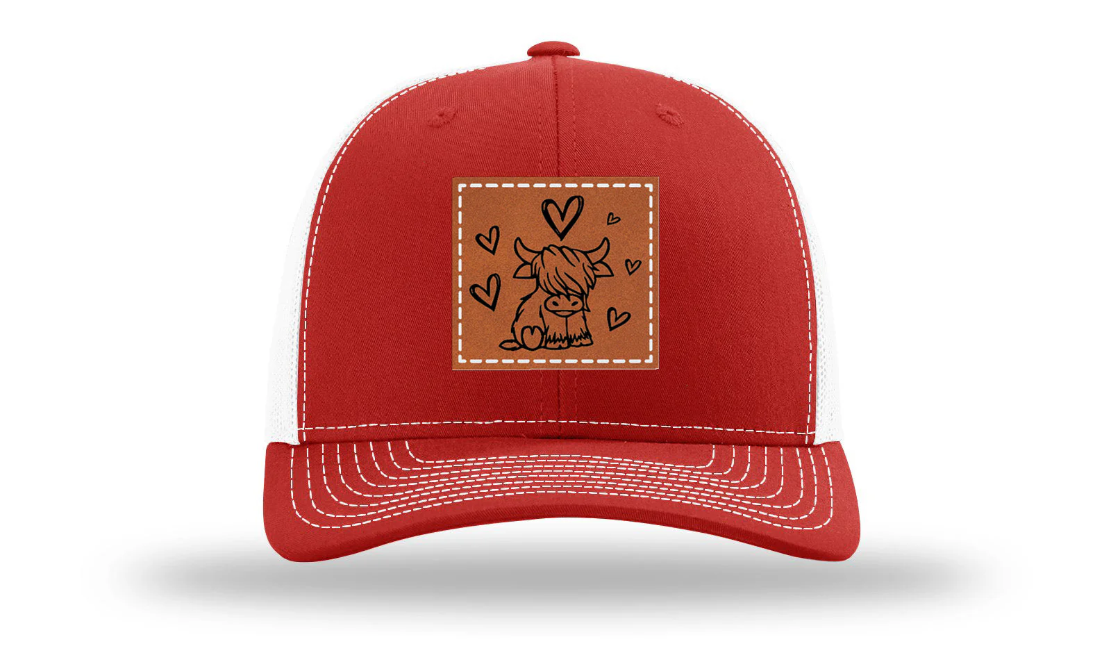 Highlander Cow Leather Patch Richardson 112 Hat - Image 31
