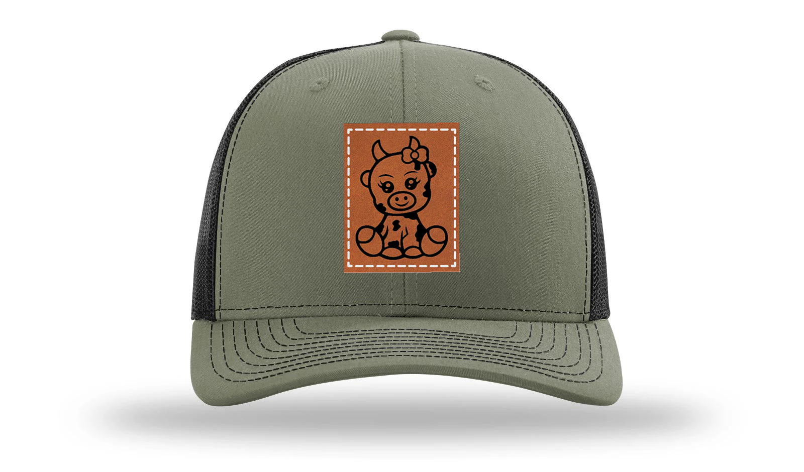 Baby Cow Leather Patch Richardson 112 Hat - Image 25