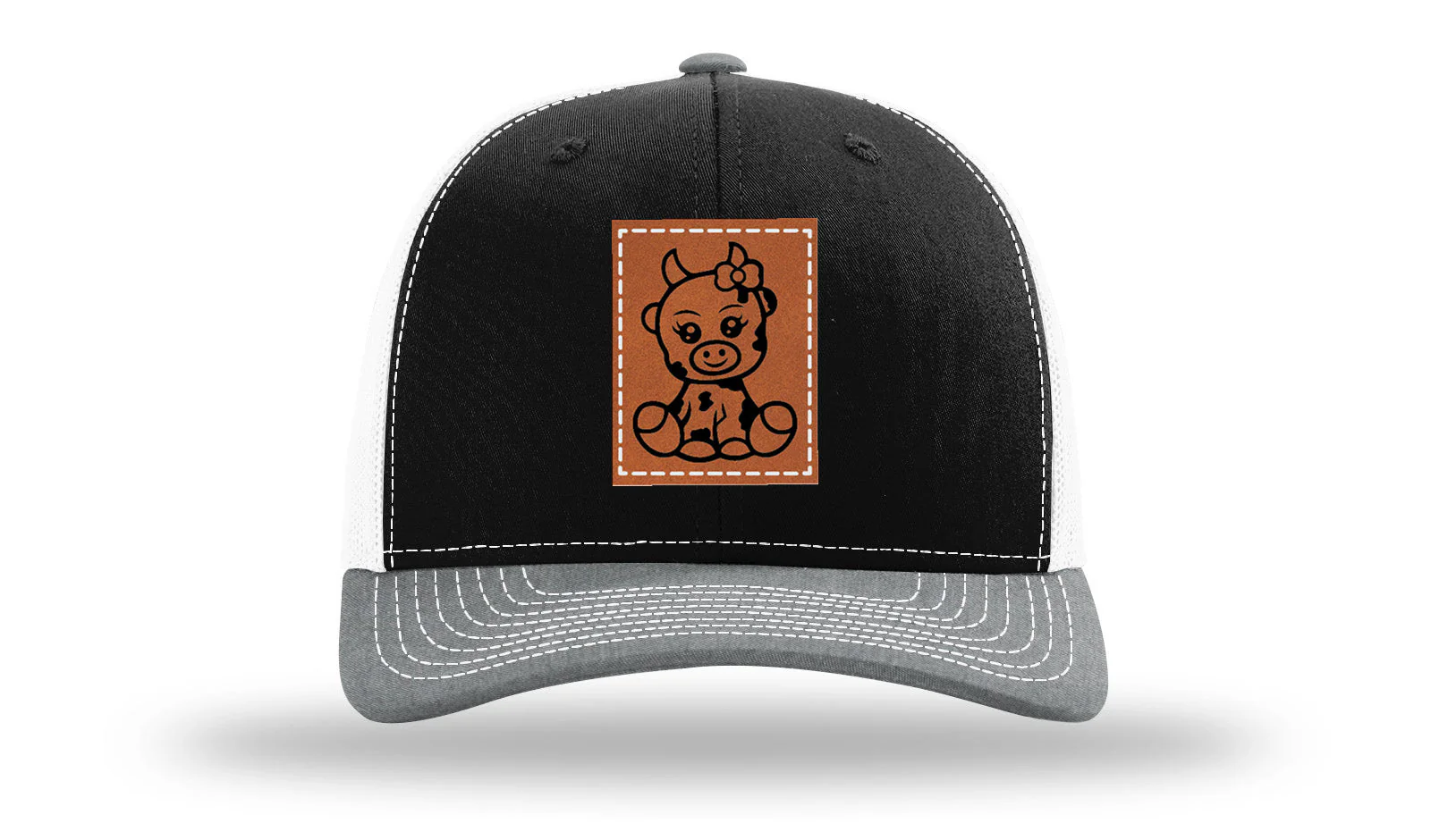 Baby Cow Leather Patch Richardson 112 Hat - Image 33